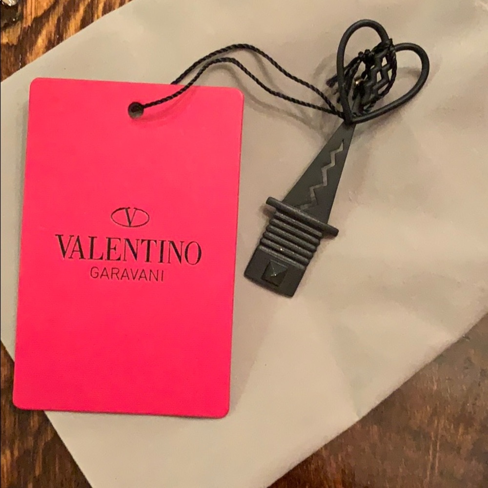 Valentino Dagger & Heart Jacket Earring